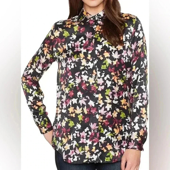 Equipment Tops - EQUIPMENT Women's Floral Exposure Printed Essential Blouse